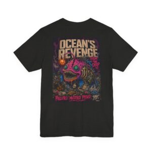 Ocean's Revenge ANGLER Tee - Deep Sea Horror Graphic T-Shirt